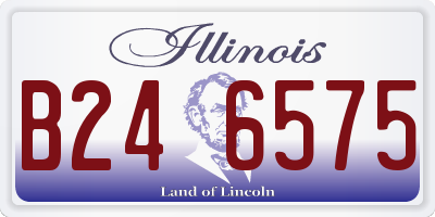 IL license plate B246575