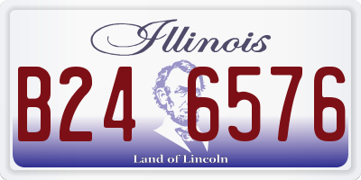 IL license plate B246576