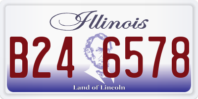 IL license plate B246578