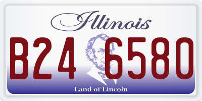 IL license plate B246580