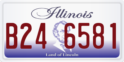 IL license plate B246581