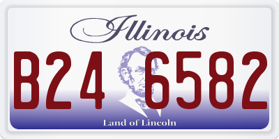 IL license plate B246582