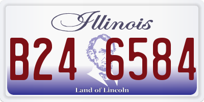 IL license plate B246584