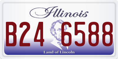IL license plate B246588