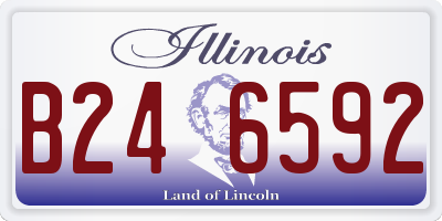 IL license plate B246592