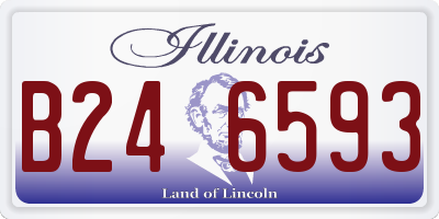 IL license plate B246593