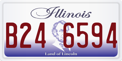 IL license plate B246594