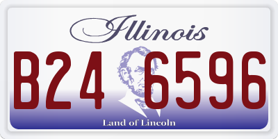 IL license plate B246596
