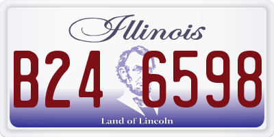 IL license plate B246598