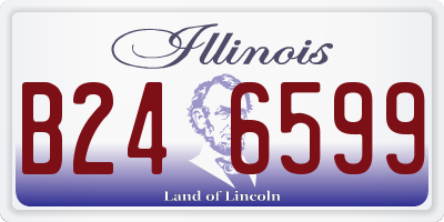 IL license plate B246599