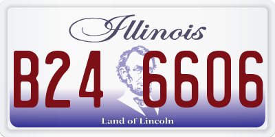 IL license plate B246606