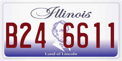 IL license plate B246611