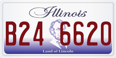 IL license plate B246620