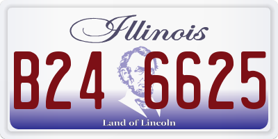 IL license plate B246625