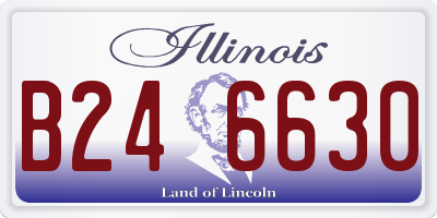 IL license plate B246630