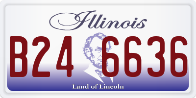 IL license plate B246636