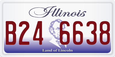 IL license plate B246638