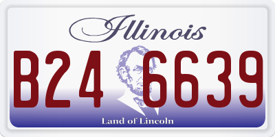 IL license plate B246639