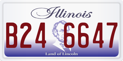 IL license plate B246647