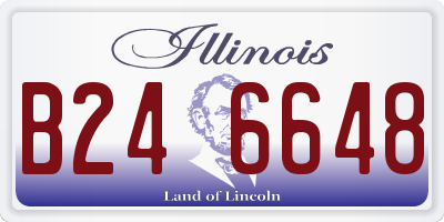 IL license plate B246648