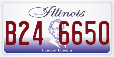 IL license plate B246650