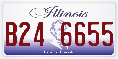 IL license plate B246655