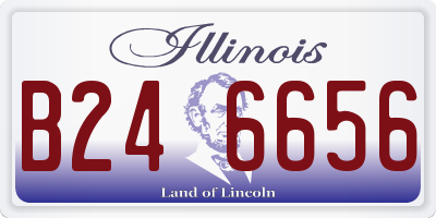 IL license plate B246656