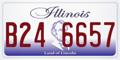IL license plate B246657