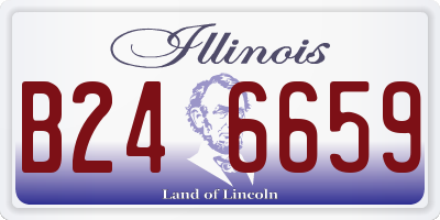 IL license plate B246659