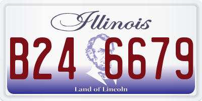 IL license plate B246679