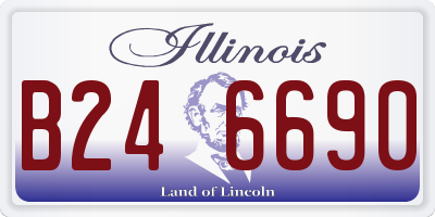 IL license plate B246690