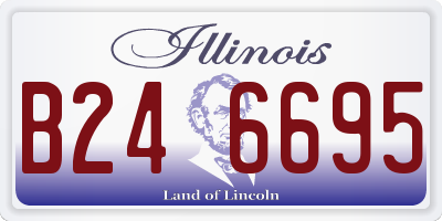 IL license plate B246695
