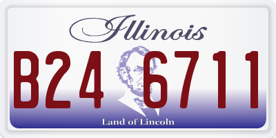 IL license plate B246711