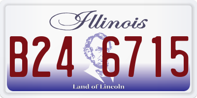 IL license plate B246715