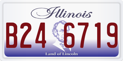 IL license plate B246719