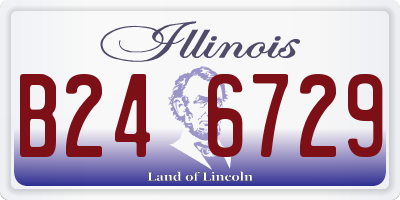 IL license plate B246729