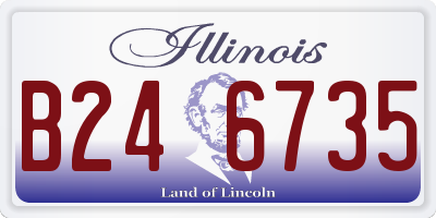 IL license plate B246735