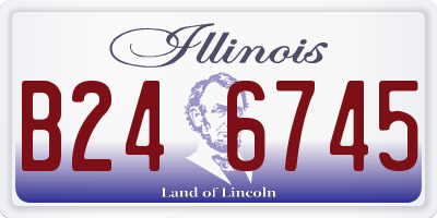 IL license plate B246745