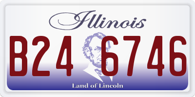 IL license plate B246746