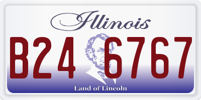 IL license plate B246767