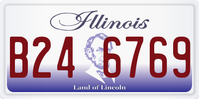 IL license plate B246769