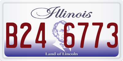 IL license plate B246773