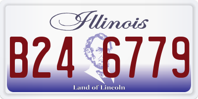 IL license plate B246779