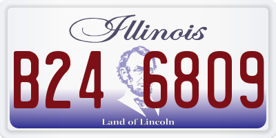 IL license plate B246809
