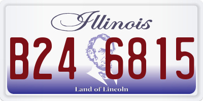 IL license plate B246815