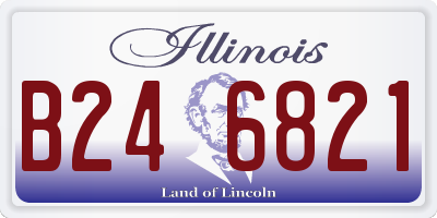 IL license plate B246821