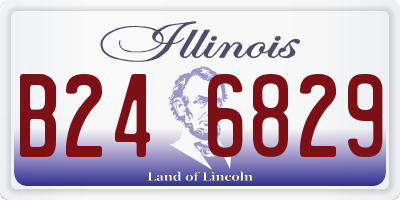 IL license plate B246829