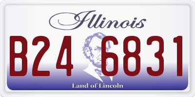 IL license plate B246831
