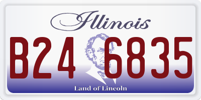 IL license plate B246835