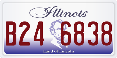 IL license plate B246838